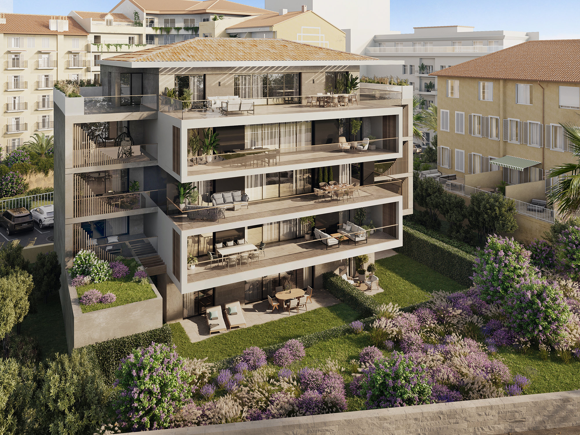 VILLA SAINT HONORAT (2 à 5 pièces, 52 à 129 m²) Cannes